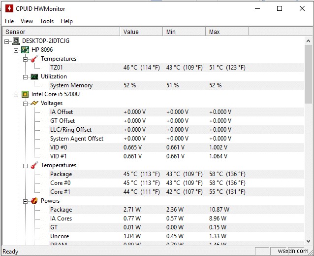 วิธีตรวจสอบอุณหภูมิ CPU ของคุณใน Windows 10 