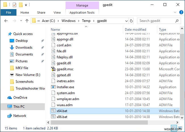 ติดตั้งตัวแก้ไขนโยบายกลุ่ม (gpedit.msc) บน Windows 10 Home 