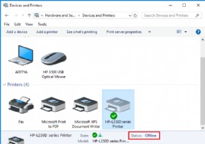 วิธีทำให้เครื่องพิมพ์ของคุณกลับมาออนไลน์อีกครั้งใน Windows 10