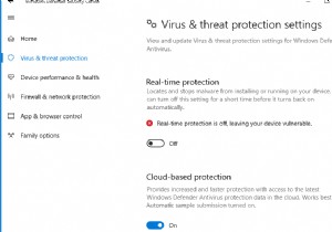 ปิดใช้งาน Windows Defender อย่างถาวรใน Windows 10 