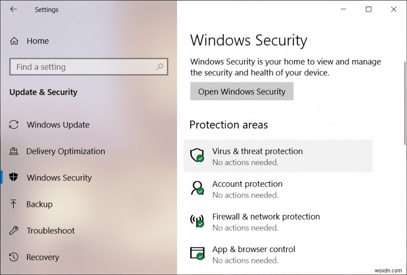 ปิดใช้งาน Windows Defender อย่างถาวรใน Windows 10 