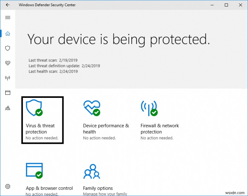 ปิดใช้งาน Windows Defender อย่างถาวรใน Windows 10 