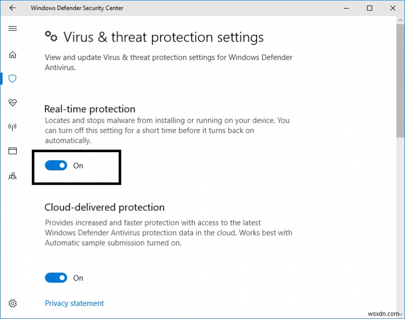 ปิดใช้งาน Windows Defender อย่างถาวรใน Windows 10 