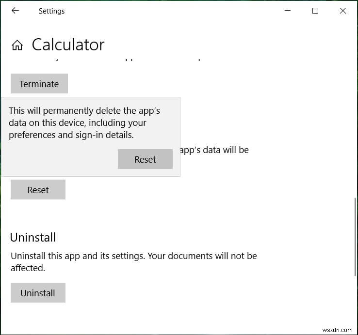 แก้ไขเครื่องคิดเลขไม่ทำงานใน Windows 10 