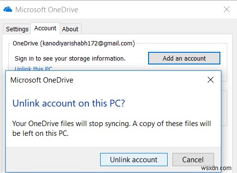 ปิดใช้งาน OneDrive บนพีซี Windows 10 