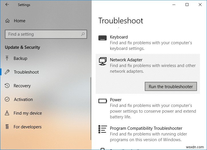 แก้ไข Mobile hotspot ไม่ทำงานใน Windows 10 