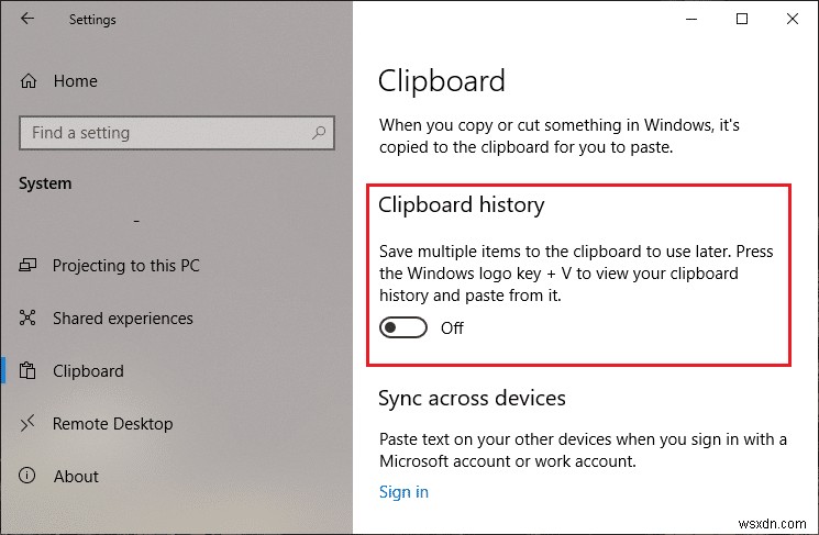 วิธีใช้ Windows 10 คลิปบอร์ดใหม่