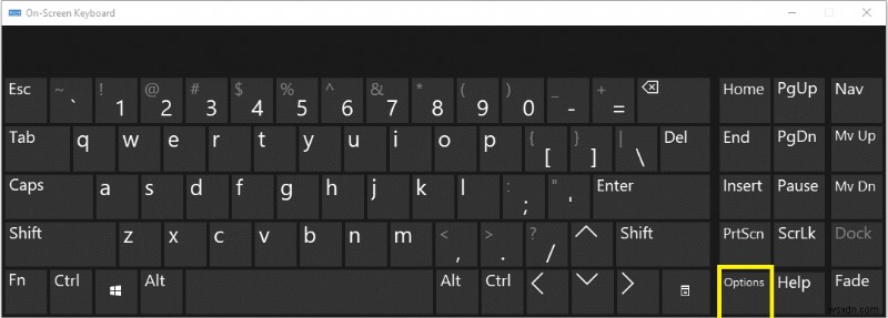 เคล็ดลับสำหรับ Windows 10:เปิดหรือปิดแป้นพิมพ์บนหน้าจอ 