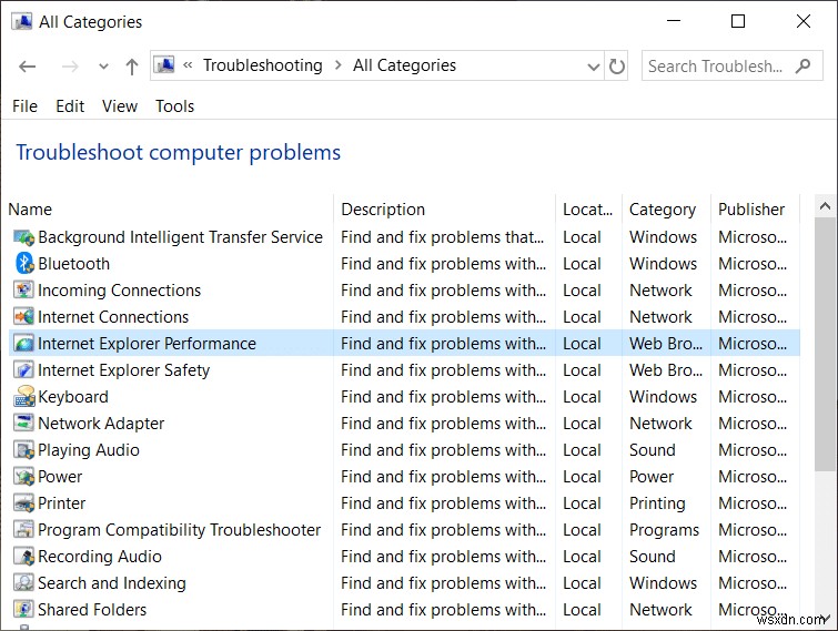 แก้ไข Internet Explorer หยุดทำงาน