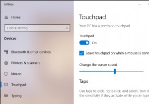 ปิดใช้งานทัชแพดเมื่อเชื่อมต่อเมาส์ใน Windows 10