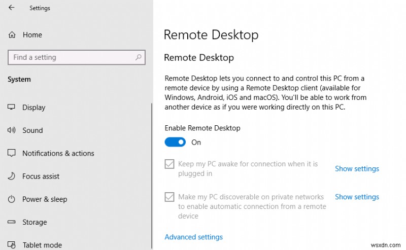 เปิดใช้งานเดสก์ท็อประยะไกลใน Windows 10 ภายใน 2 นาที