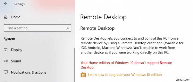 เปิดใช้งานเดสก์ท็อประยะไกลใน Windows 10 ภายใน 2 นาที