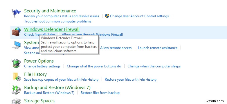 แก้ไขไม่สามารถเปิดใช้งานไฟร์วอลล์ Windows Defender