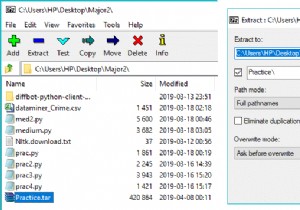 วิธีเปิดไฟล์ TAR (.tar.gz) บน Windows 10 