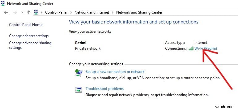 แก้ไขปัญหาการเชื่อมต่ออินเทอร์เน็ตใน Windows 10 