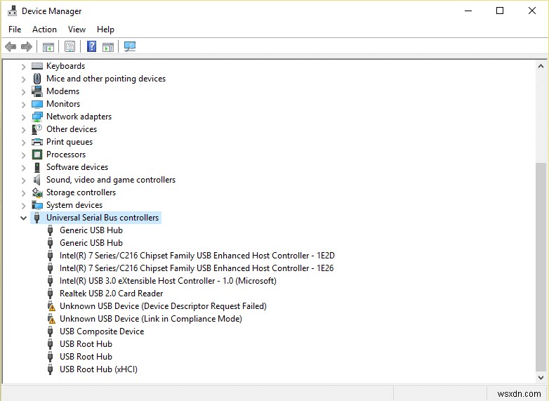 ปิดการใช้งาน USB Selective Suspend Setting ใน Windows 10 