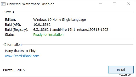 ลบ Activate Windows Watermark จาก Windows 10