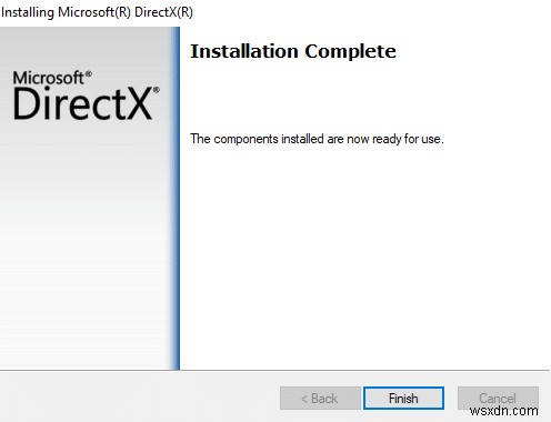 ดาวน์โหลดและติดตั้ง DirectX บน Windows 10