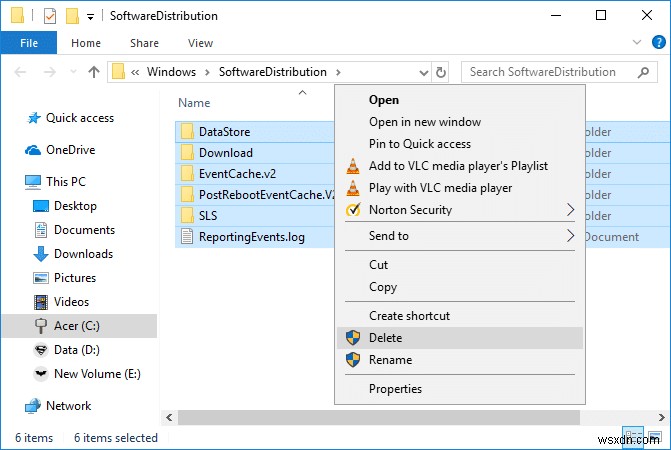 วิธีลบโฟลเดอร์ SoftwareDistribution ใน Windows 10 