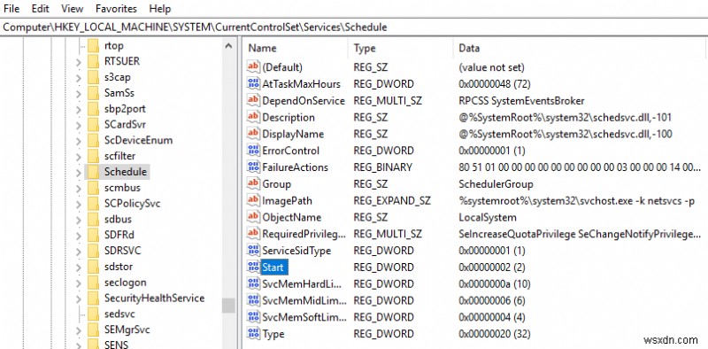 แก้ไข Task Scheduler ไม่ทำงานใน Windows 10 