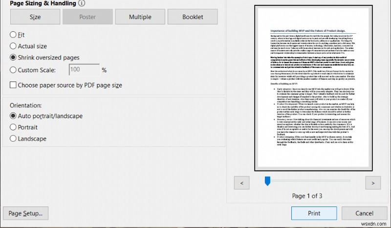 แก้ไขไม่สามารถพิมพ์ไฟล์ PDF จาก Adobe Reader