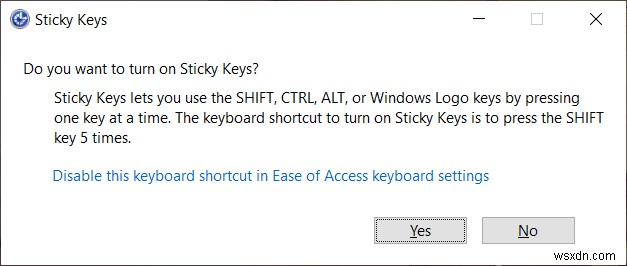 3 วิธีในการปิด Sticky Keys ใน Windows 10 