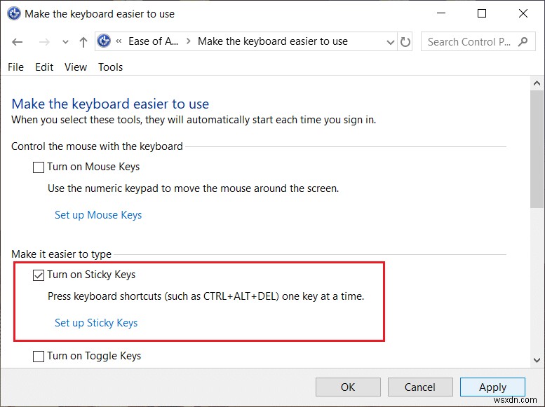 3 วิธีในการปิด Sticky Keys ใน Windows 10 