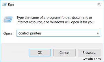 แก้ไขไดรเวอร์เครื่องพิมพ์ไม่พร้อมใช้งานใน Windows 10 