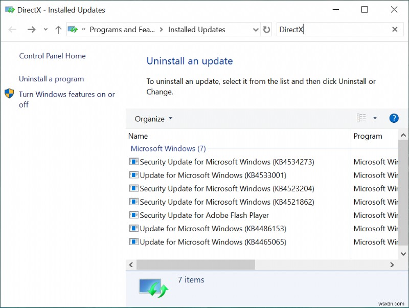 แก้ไขไม่สามารถติดตั้ง DirectX บน Windows 10 