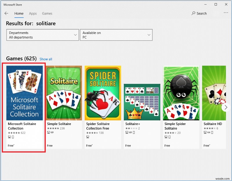 Fix Can t Start Microsoft Solitaire Collection