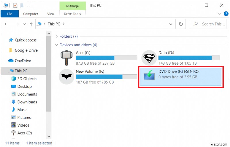 3 วิธีในการติดตั้งหรือยกเลิกการต่อเชื่อมไฟล์ ISO บน Windows 10 