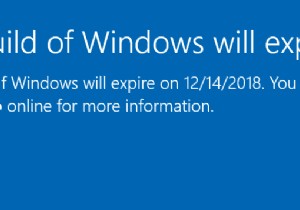 แก้ไข Windows Build นี้จะหมดอายุในไม่ช้า 