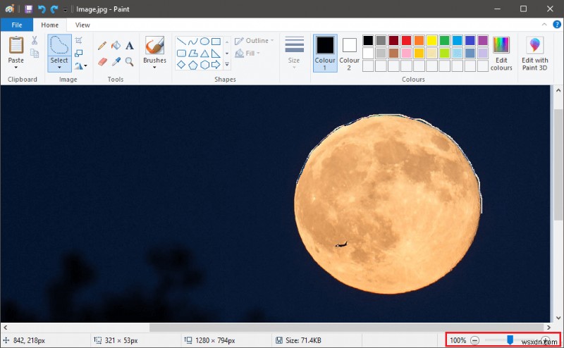 วิธีทำให้พื้นหลังโปร่งใสใน MS Paint?