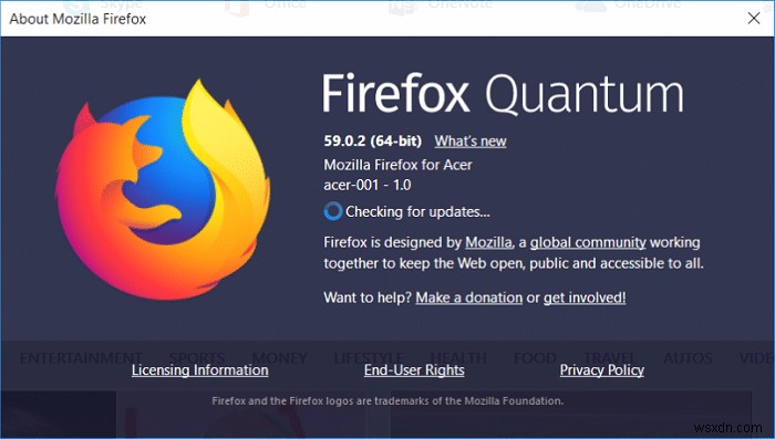 แก้ไขข้อผิดพลาดไม่พบเซิร์ฟเวอร์ใน Firefox