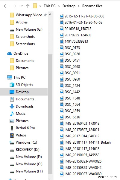 วิธีการเปลี่ยนชื่อไฟล์หลายไฟล์เป็นกลุ่มใน Windows 10