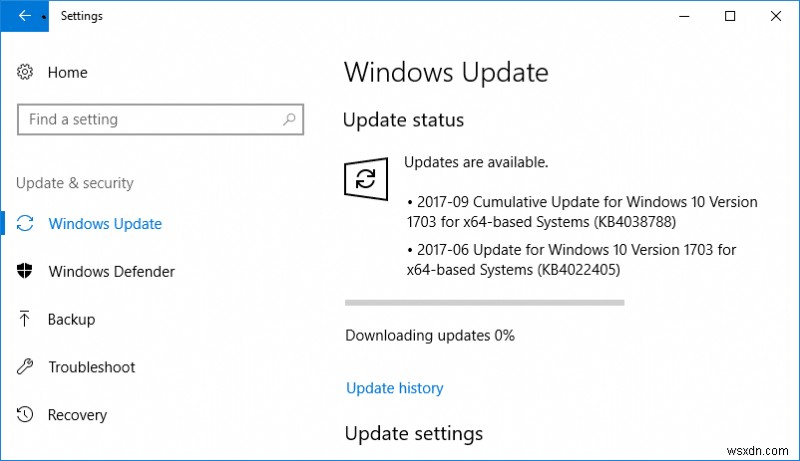 แก้ไขการอัปเดต Windows 10 จะไม่ติดตั้งข้อผิดพลาด 