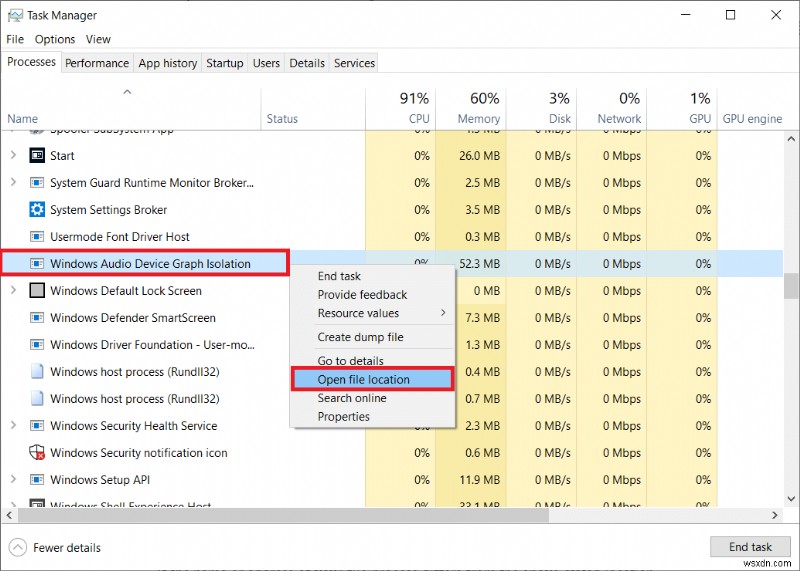 แก้ไข Windows Audio Device Graph Isolation การใช้งาน CPU สูง