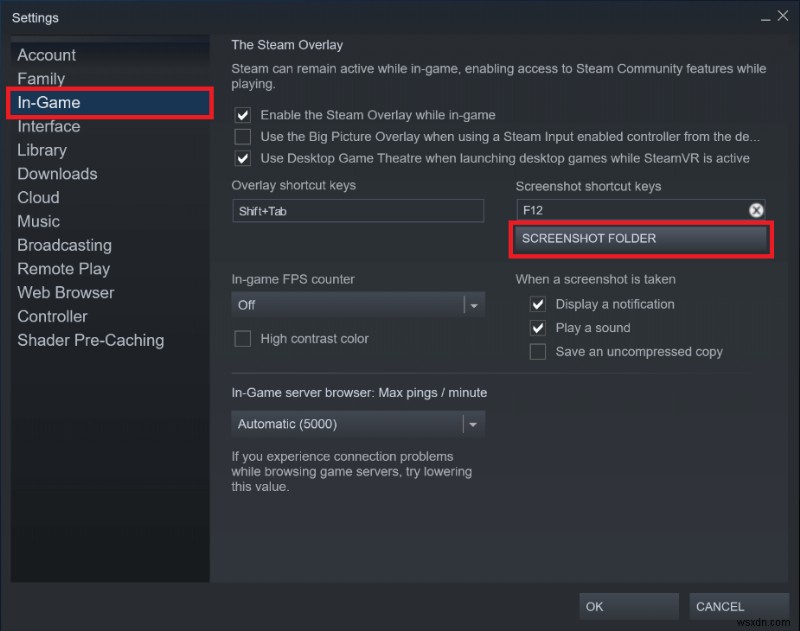 เข้าถึงโฟลเดอร์สกรีนช็อต Steam อย่างรวดเร็วบน Windows 10 