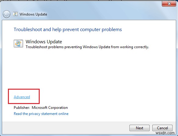 แก้ไข Windows 7 ไม่ดาวน์โหลดการอัปเดต