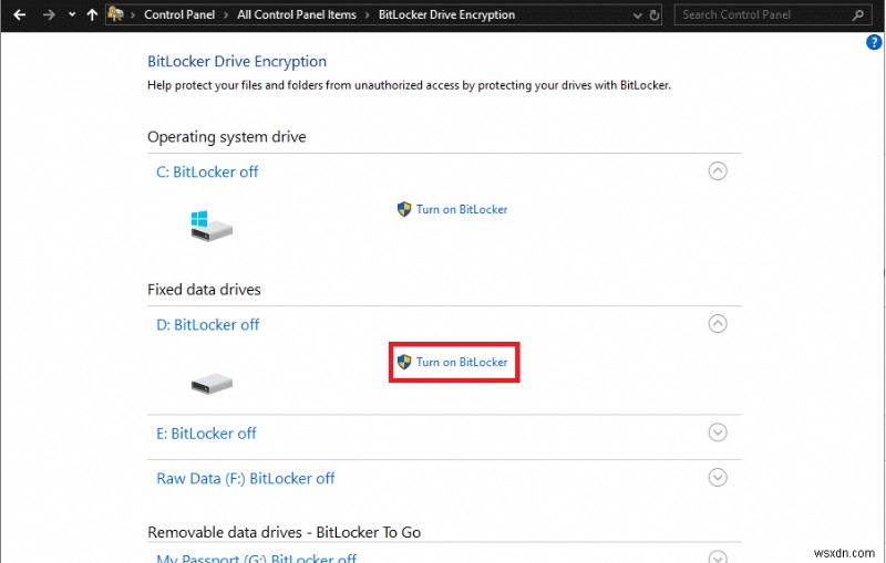 วิธีเปิดใช้งานและตั้งค่าการเข้ารหัส BitLocker บน Windows 10