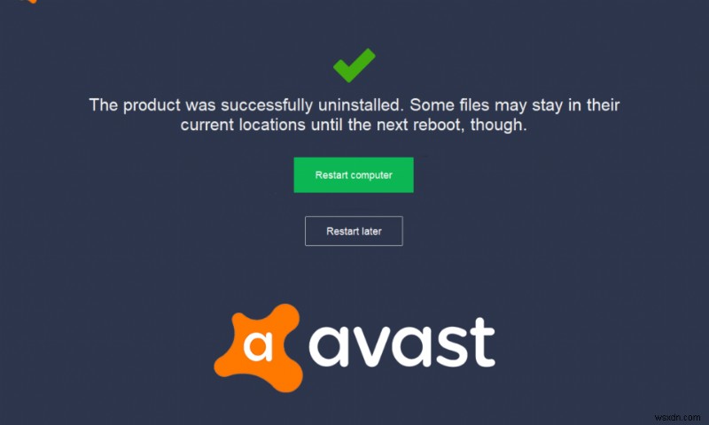 5 วิธีในการถอนการติดตั้ง Avast Antivirus โดยสมบูรณ์ใน Windows 10