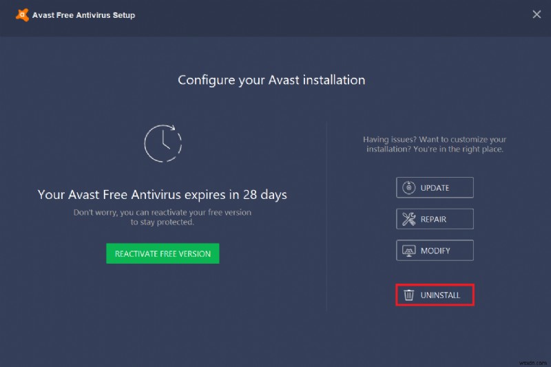 5 วิธีในการถอนการติดตั้ง Avast Antivirus โดยสมบูรณ์ใน Windows 10