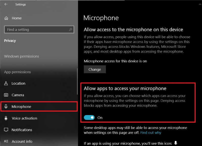 แก้ไขไมโครโฟนของ Microsoft Teams ไม่ทำงานบน Windows 10