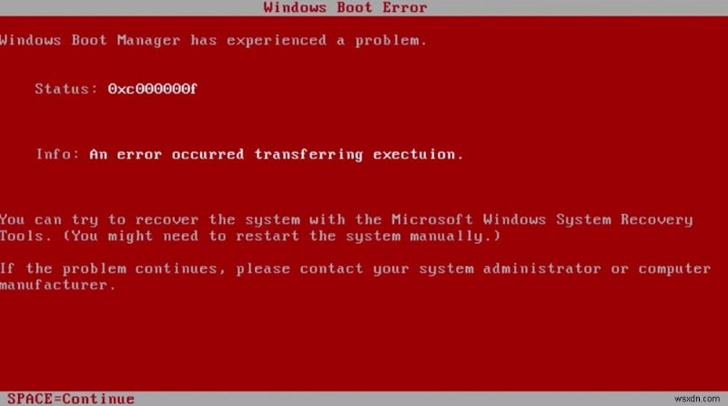 แก้ไขข้อผิดพลาดหน้าจอสีแดงแห่งความตาย (RSOD) ใน Windows 10