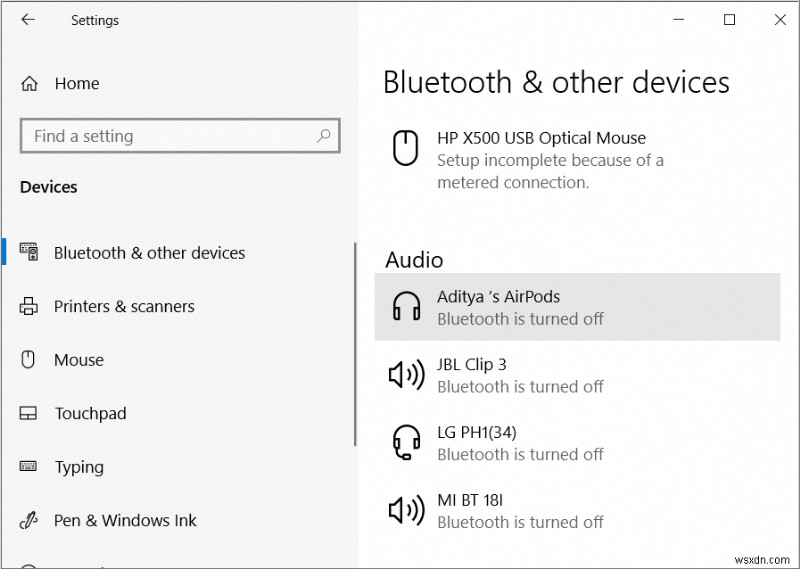 วิธีการเปลี่ยนชื่ออุปกรณ์บลูทูธใน Windows 10