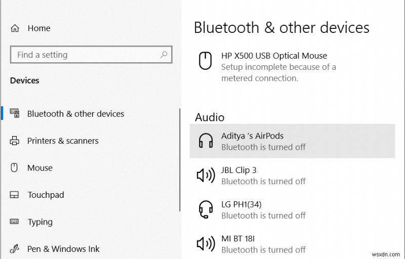 วิธีการเปลี่ยนชื่ออุปกรณ์บลูทูธใน Windows 10