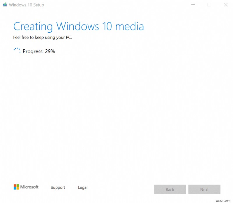 วิธีการสร้างสื่อการติดตั้ง Windows 10 ด้วยเครื่องมือสร้างสื่อ