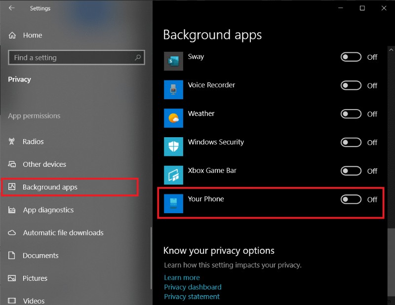 กระบวนการ YourPhone.exe ใน Windows 10 คืออะไร วิธีปิดการใช้งาน