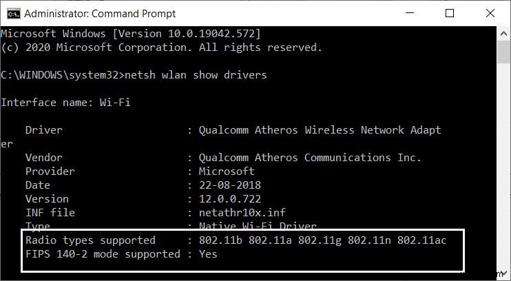 แก้ไข 5GHz WiFi ไม่แสดงใน Windows 10 