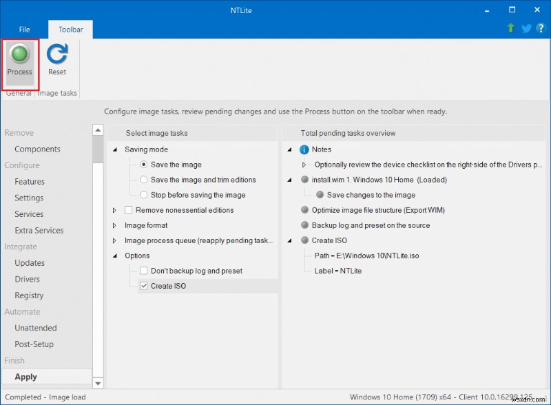 วิธีการติดตั้ง Windows 10 Slipstream 